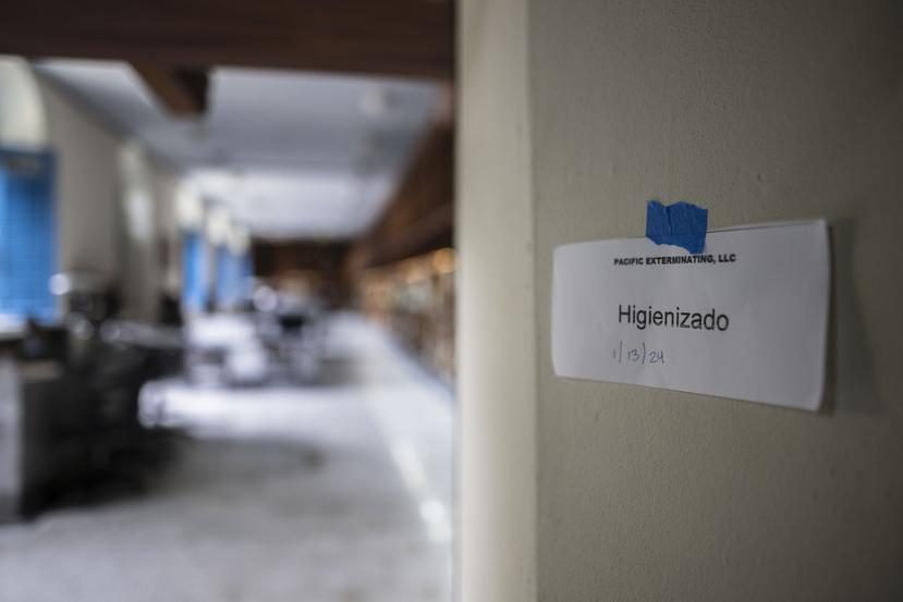 Las areas que ya han sido trabajadas se identifican con un papel.