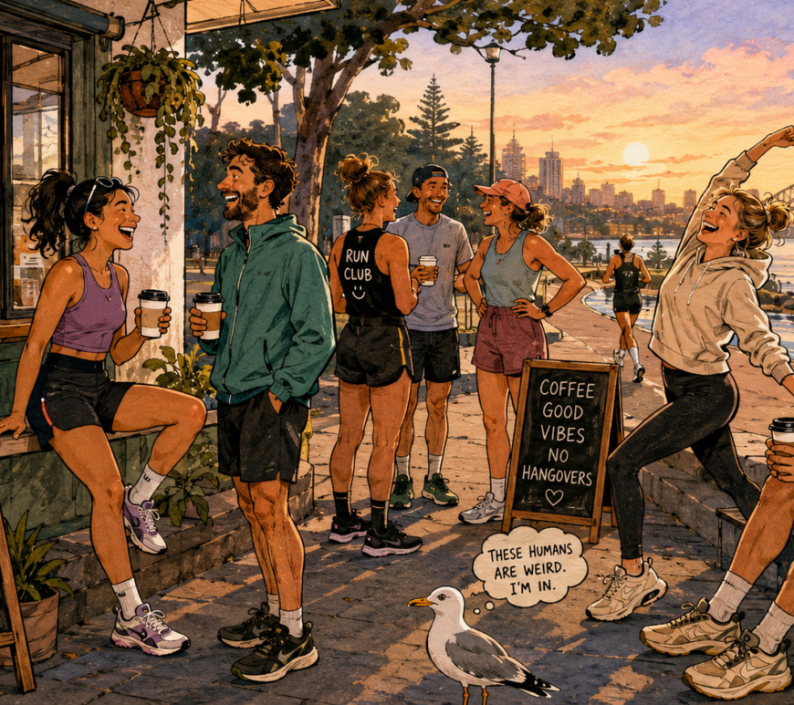 Australia 6 a.m. Social Life Trend: Morning Chaos