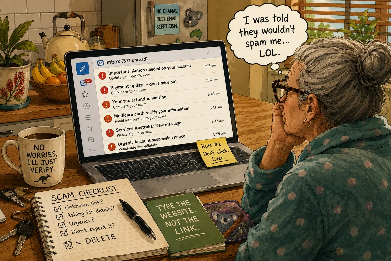 Government Email Scams Australia: Why We Don’t Click